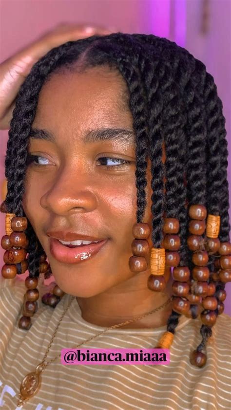 Give Your Hair A New Look With Natural Hair Twist With Beads – The FSHN