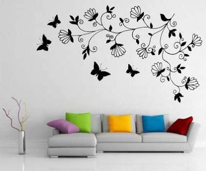 Wall Art Ideas Bedroom Simple Wall Drawing