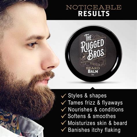 Unscented Beard Balm: Tames, Shapes & Moisturizes - The Rugged Bros