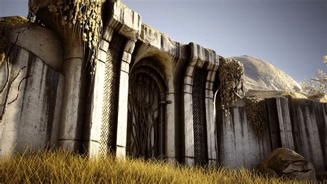 Overgrown Ruins in Environments - UE Marketplace