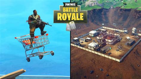 You Can Break the Dusty Divot Meteor Using the Fortnite Shopping Cart - Dexerto