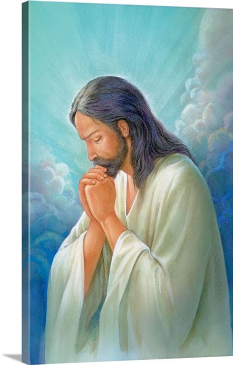 Jesus Praying Painting at PaintingValley.com | Explore collection of Jesus Praying Painting