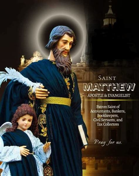 FEAST OF SAINT MATTHEW, APOSTLE AND EVANGELIST - 21st SEPTEMBER ...