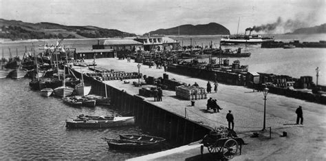 Tour Scotland: Old Photographs Pier Campbeltown Scotland