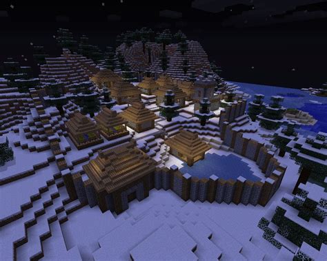 NPC Winter Village Minecraft Map