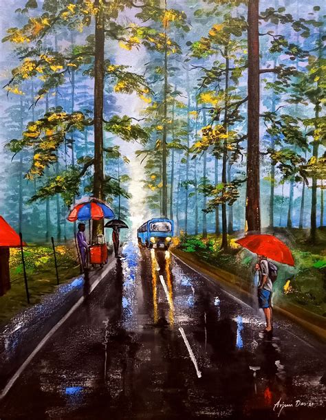 Monsoon in 2021 | Painting, Bff drawings, Canvas painting