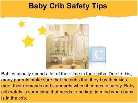 Safety tips of baby crib