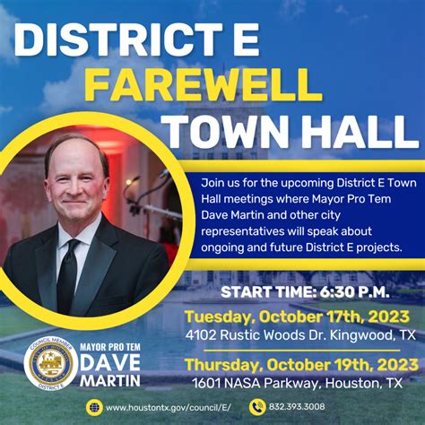 Save the Date: Dave Martin's Farewell Town Hall Meeting Next Tuesday - Reduce Flooding