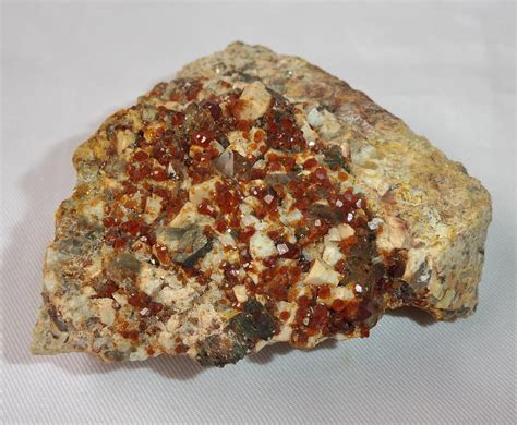 Raw Spessartite Spessartine Garnet Quartz Cluster Mineral | Etsy