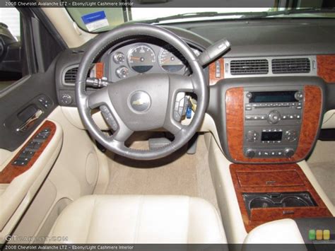 Ebony/Light Cashmere Interior Dashboard for the 2008 Chevrolet ...