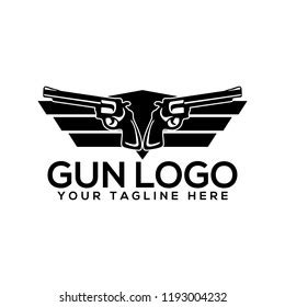 Creative Gun Logo Design Gun Logo Stock Vector (Royalty Free) 1193004232 | Shutterstock