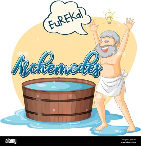 Archimedes with word eureka illustration Stock Vector Image & Art - Alamy