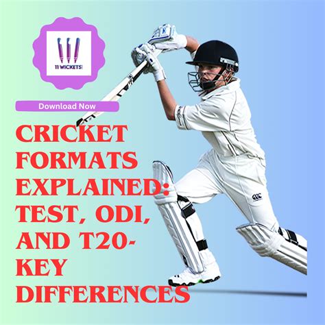 “Cricket Formats Explained: Test, ODI, and T20 — Key Differences” | by Fantasy Game 11Wickets ...