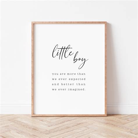 Nursery Quote Print. Baby Boy Nursery Print. Little Boy Quote. Baby Boy Nursery Sign. Nursery ...