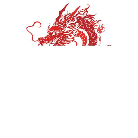 Chinese Dragon Red Paper Cut Window Grilles, Chinese Dragon, Paper Cut ...