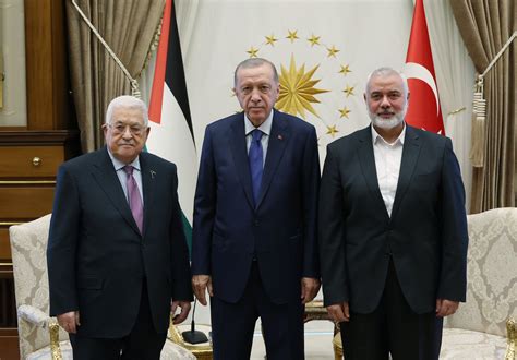 Erdoğan brings together Palestinian president, Hamas leader in Ankara | Daily Sabah