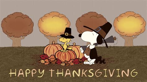 Snoopy Thanksgiving Wallpapers - Wallpaper Cave