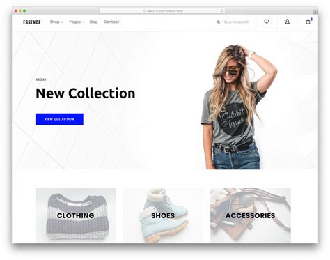 Essence - Free Website Template for Online Shop