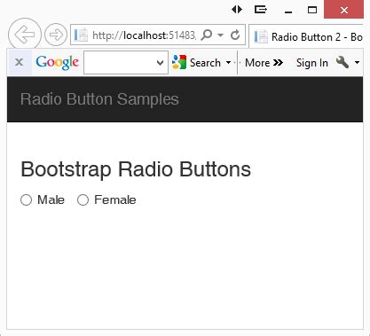 Paul Sheriff's Blog for the Real World - Creating Radio Buttons using Bootstrap and MVC