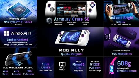 L'Asus ROG Ally arriva con un processore AMD Ryzen Z1 personalizzato e ...