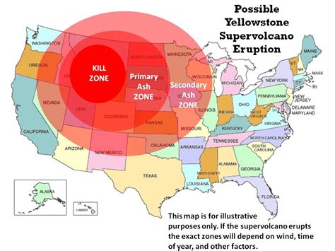 Yellowstone Volcano Eruption Simulation