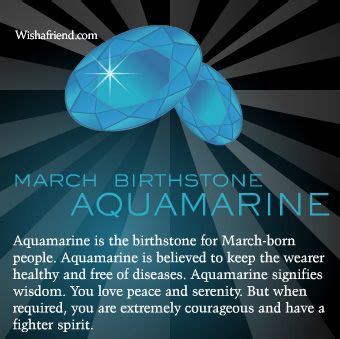 March Birthstone Aquamarine | March birth stone, Birthstones, March pisces