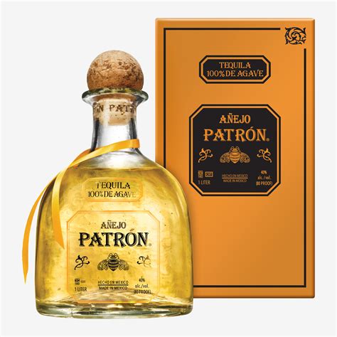 Patron Tequila Añejo, 1 l, 40% ABV, Mexico - Worldshop