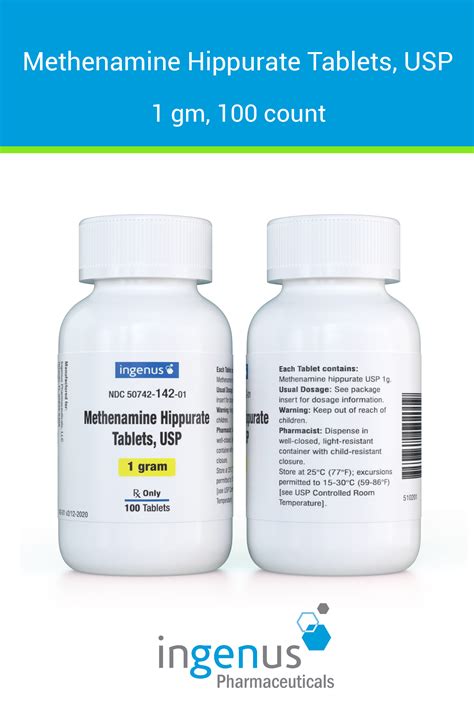 Methenamine Hippurate Tablets, USP – RiconPharma