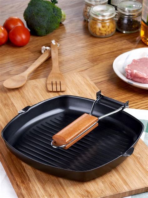 Frying & Grill Pan Heavy Duty Steak Griddle Pan Multipurpose