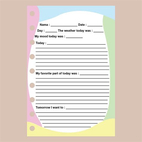 Free Printable Journal Paper | Printablee | Journal pages printable, Journal printables ...