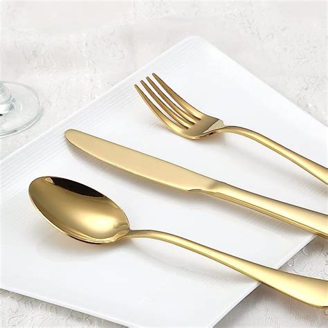 Gold Flatware Set - Perfectly Draped