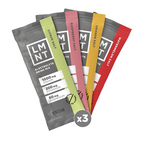 Buy Drink LMNT LMNT Zero-Sugar Electrolytes - Variety Pack - Hydration Powder Packets | No ...