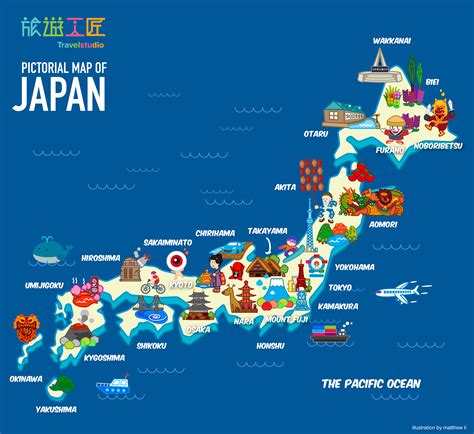 Pictorial Map of Japan :: Behance