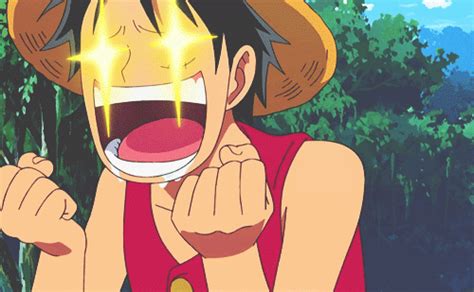 Luffy in love star eyes GIF - Find on GIFER