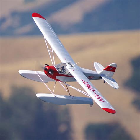 FMS Piper J-3 Cub w/Floats 1400mm V4 PNP | Tower Hobbies