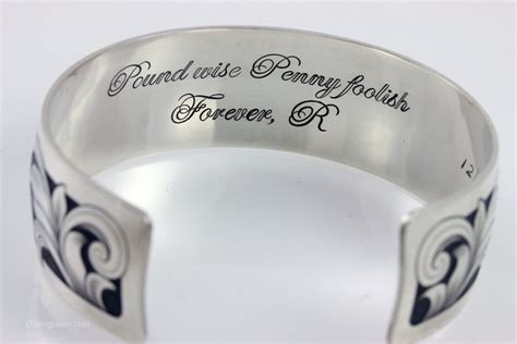 Hand Engraved Silver Bracelet - DAVID SHEEHAN ~ ENGRAVERDAVID SHEEHAN ~ ENGRAVER