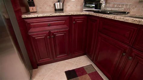 Red Kitchen Walls With Oak Cabinets | Cabinets Matttroy