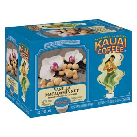 KAUAI VANILLA MACADAMIA NUT SINGLE SERVE 4/12CT, 12 ct / 0.35 oz - Kroger