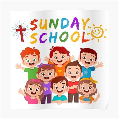 "Sunday School" Poster for Sale by Night88wm | Redbubble