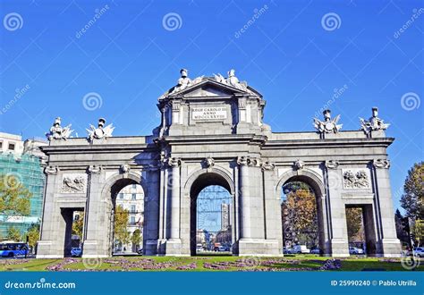 Puerta de Alcala stock photo. Image of monumental, city - 25990240