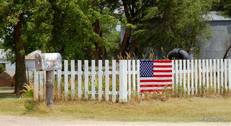 "rural mailbox,American flag" by dragonphly | Redbubble