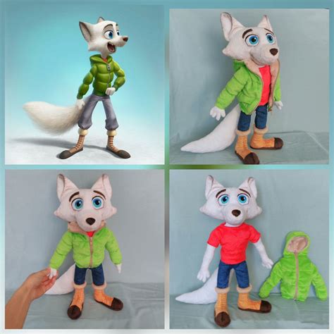 Plush character polar arctic fox Swifty by Arctic Dogs Arctic Justice ...