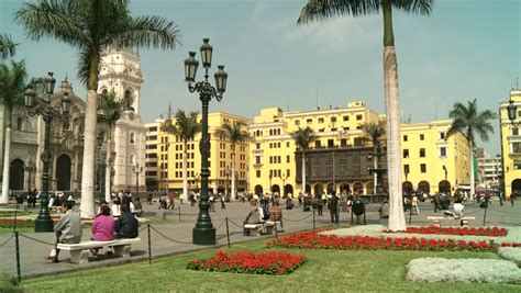 Video Footage Of The Central City Of Lima, Peru Stock Footage Video 2896705 | Shutterstock