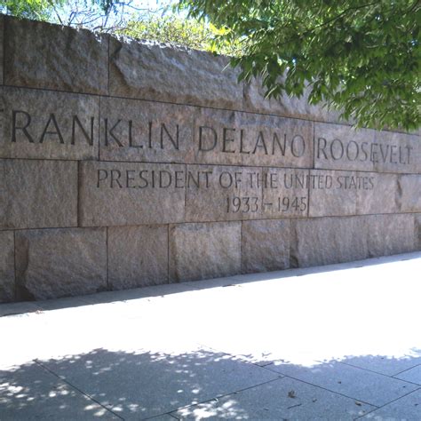 Franklin D. Roosevelt Memorial - Washington DC - Living New Deal