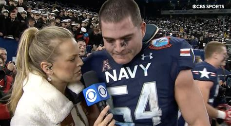 Look: Navy Player's Postgame Interview Is Going Viral - The Spun