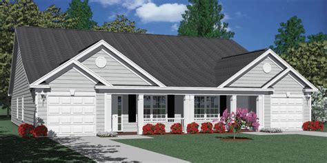 Houseplans.BIZ | House Plan D1392-B DUPLEX 1392-B | Duplex house plans, Garage house plans ...