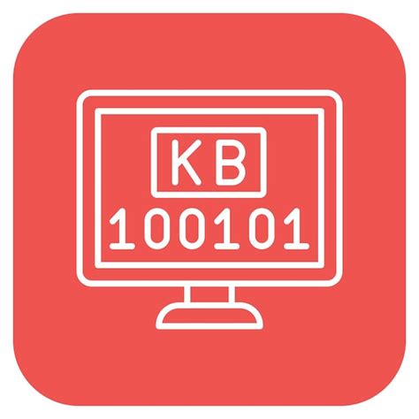 Premium Vector | Kilobyte icon vector image can be used for computer ...