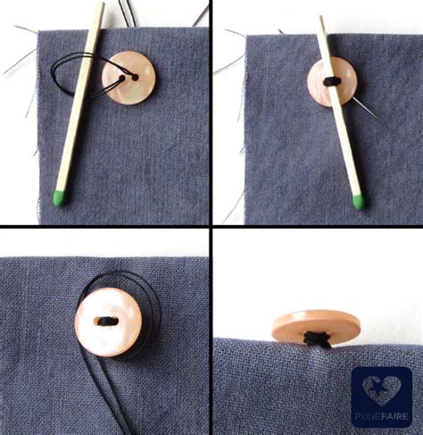 How to sew on Buttons