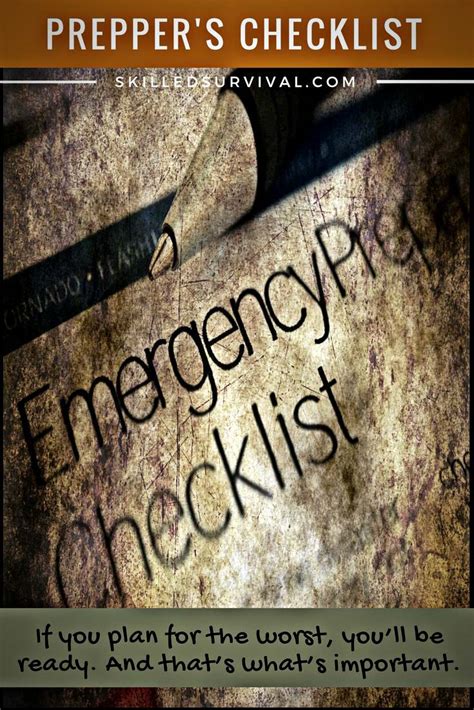 Free 78 Item Preppers Checklist: Not Just What But Why