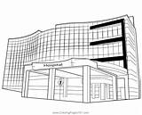 Bethesda Heart Hospital Coloring Page For Kids  Free Hospitals sketch template